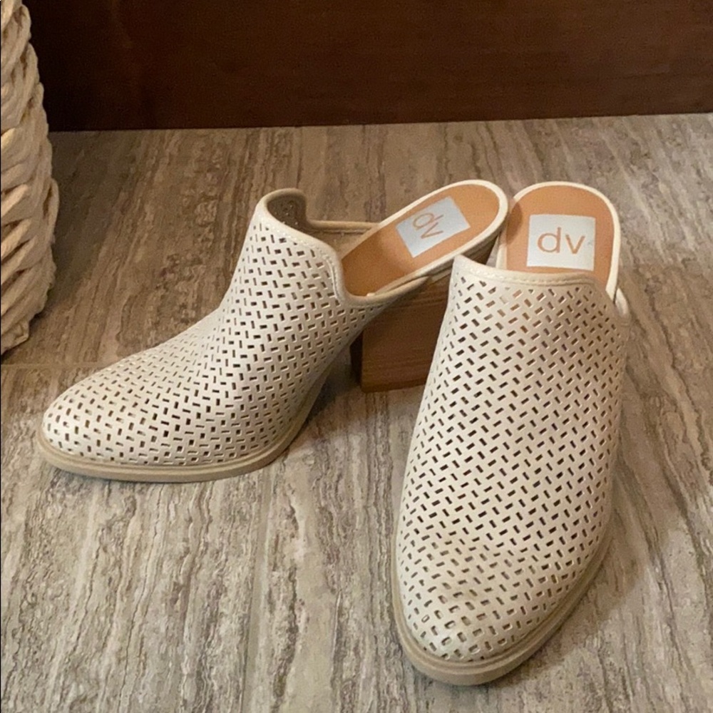 Dolce Vita DV Kenli Laser Cut Mule Heels